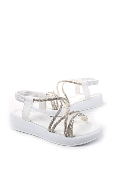 Castle Black 35250 Stone Detailed Daily Women's Sandals