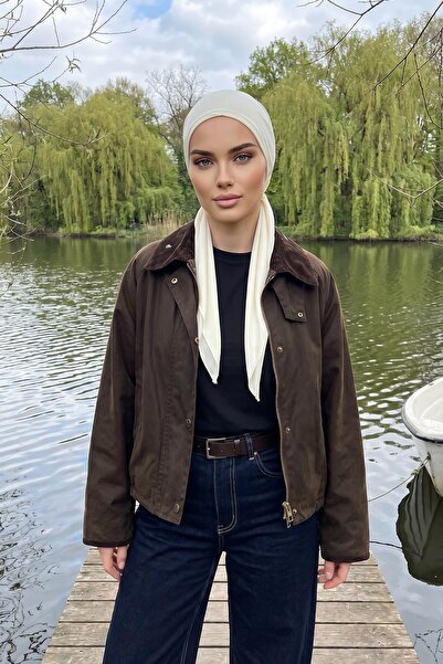 Aisha's Design Tie-On Crepe Bonnet Turban,B-101