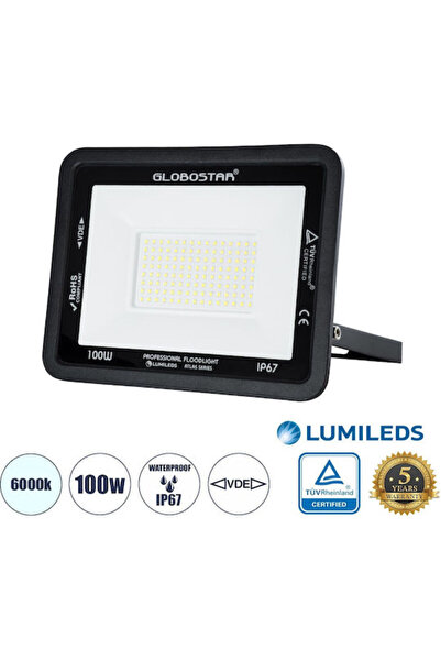 Other GloboStar Atlas Waterproof LED Floodlight 100W Cold White 6000K IP67 Co...