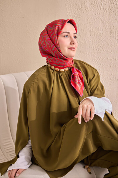 Silk Home Twill Silk Patterned Scarf 11522