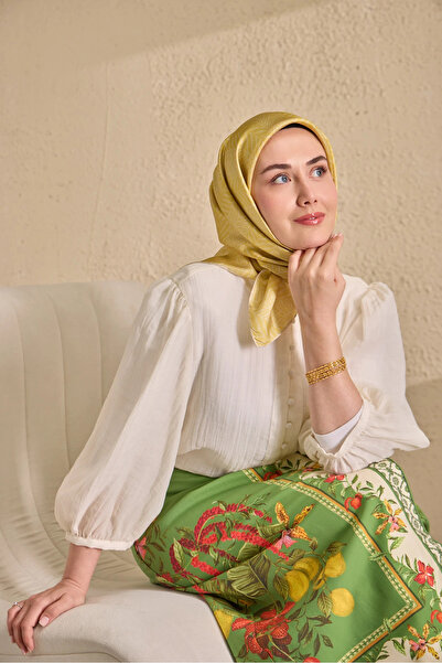 Silk Home وشاح من الحرير المزخرف بنقشة التويل 11520