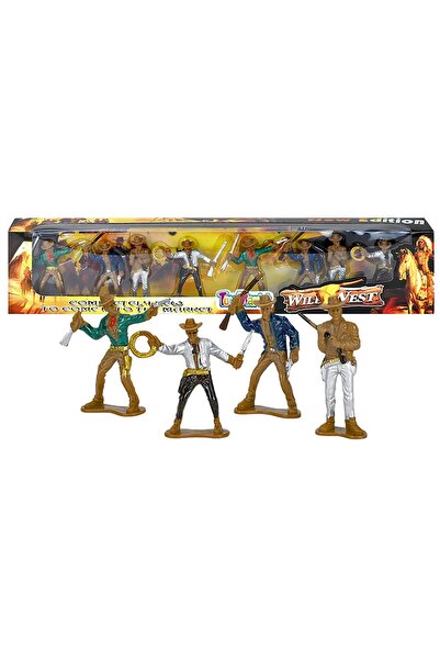 ToyMarkt 8 Καουμπόις σε μακρόστενο κουτί 39x8x3εκ. 913271