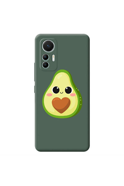 Other Xiaomi Mi 12 Lite Baby avocado Dark Green Colored Silicone TPU Θήκη