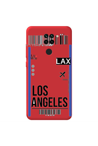 Other Xiaomi Redmi Note 9 Los angeles Red Colored Silicone TPU Θήκη