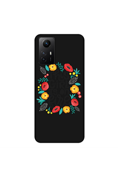 Other Xiaomi Redmi Note 12s This Girl Black Colored Silicone TPU Θήκη