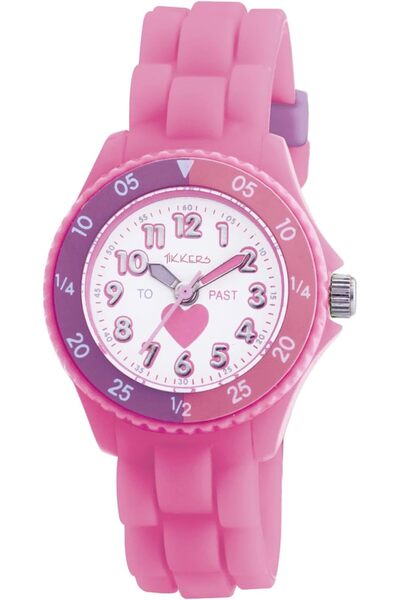 Urban URBANNX Kids Time Teacher Pink Rubber/Silicone Strap Watch TK0003 Heart...