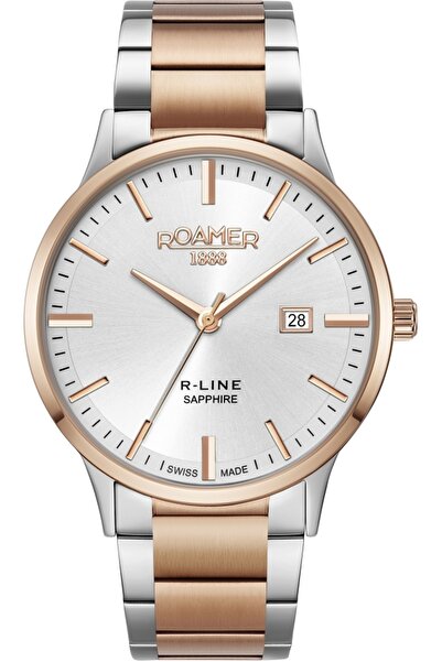 Roamer Ceas clasic bărbătesc 718833 47 15 70 din aur roz.
