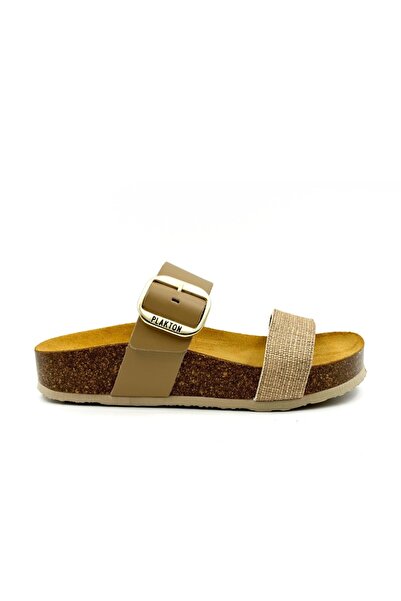 PLAKTON 343004 Lino/Houston Almond/Taupe
