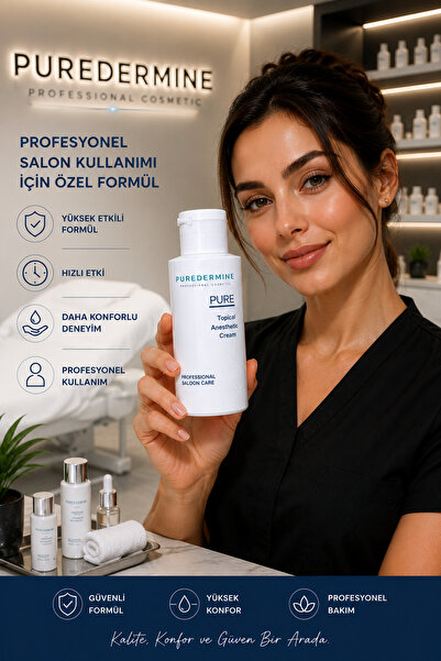Puredermine Etkili Topikal Anestezik Krem – Epilasyon, Dövme, Dolgu, Botoks, ...