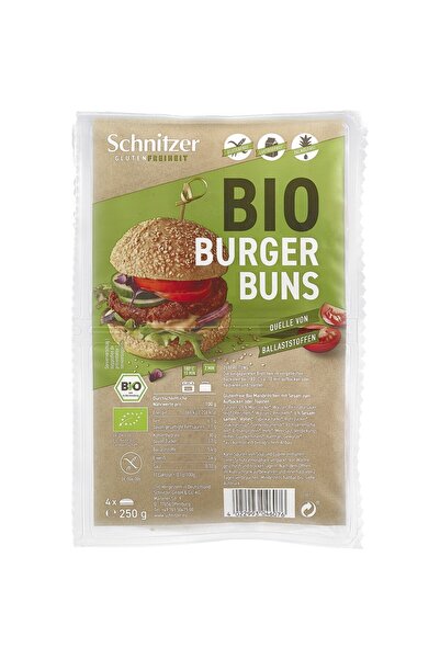 Schnitzer Chifle pentru hamburger fara gluten 4 bucati,