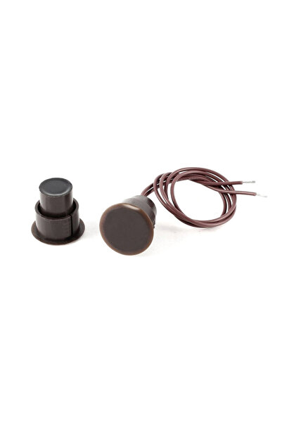 unbranded Μαγνητική επαφή συναγερμού MC-36, 40mm, καφέ, 10τμχ