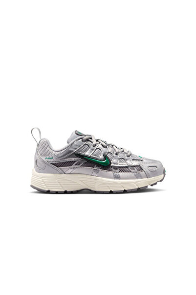 Nike P-6000 Retro Esintili Günlük Spor Ayakkabı Gri / Gümüş / Yeşil