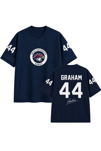 Vordevia Off Campus Graham 44 Τυπωμένο βαμβακερό μπλουζάκι oversized