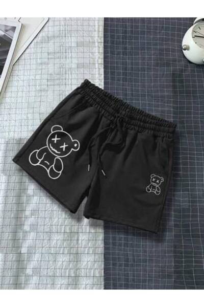 JANTIL MODA Μαύρο σορτς της συλλογής Unisex Sportswear 👕