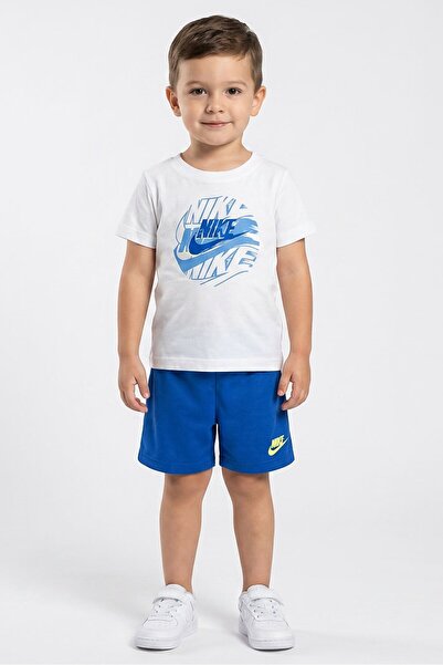 Nike Toddlers Boy 2 Pieces Brand Logo T-Shirt With Shorts Set, Multicolor