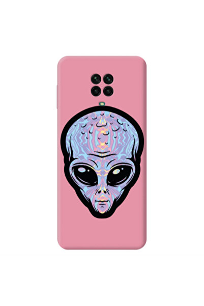 Other Xiaomi Redmi Note 9 Pro Alien Pink Colored Silicone TPU Θήκη