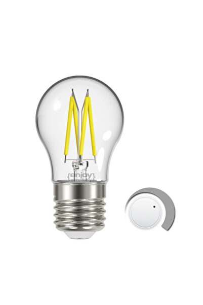 Enjoy Λάμπα LED Νήματος Διαφανής Ρυθμιζόμενης Έντασης E27 P45 4W 2700K 470lm ...