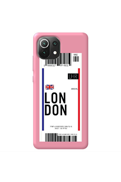 Other Xiaomi Mi 11 Lite London Arrival Pink Colored Silicone TPU Θήκη