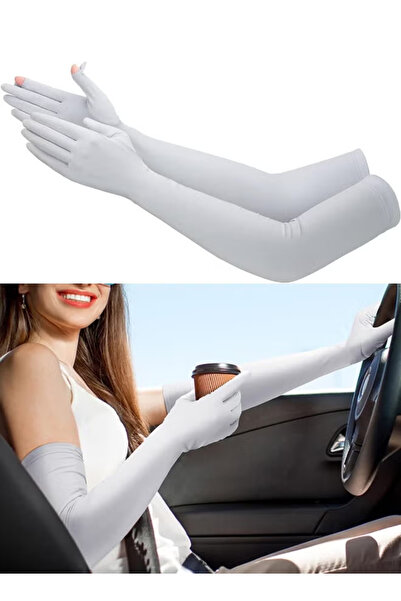TAPIT Long Sun Gloves Women's Sunblock Driving Gloves Non Slip Full Finger Ar...