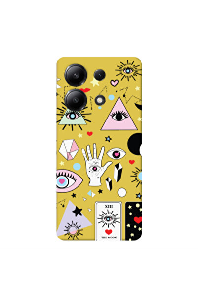 Other Xiaomi Redmi Note 13 4G Pyramid eyes Yellow Colored Silicone TPU Θήκη