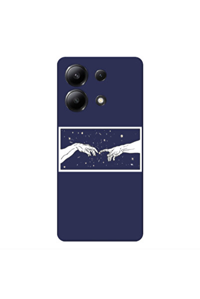 Other Xiaomi Redmi Note 13 4G Touch Dark blue Colored Silicone TPU Θήκη