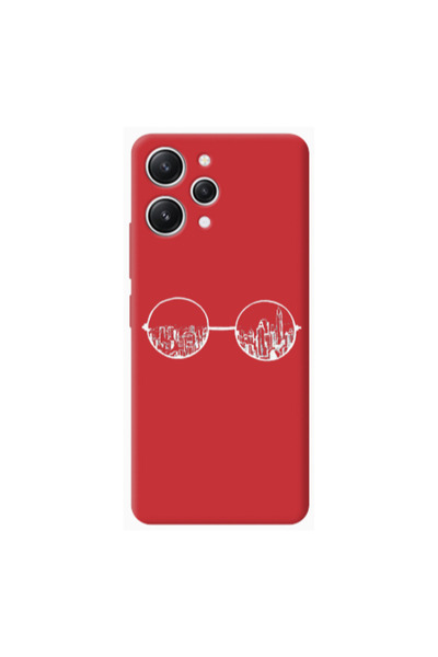 Other Xiaomi Redmi 12 Sunglasses Red Colored Silicone TPU Θήκη