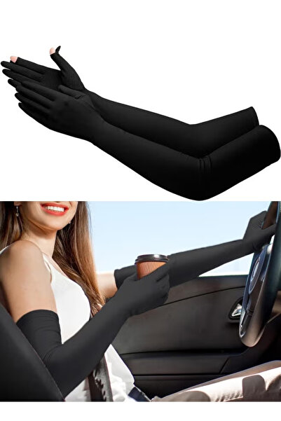 TAPIT Long Sun Gloves Women's Sunblock Driving Gloves Non Slip Full Finger Ar...