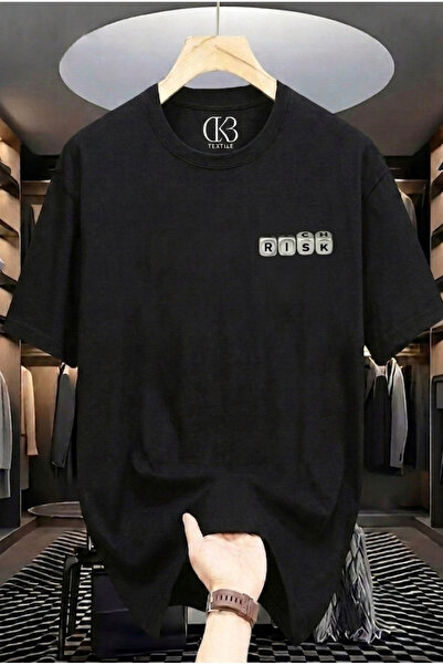 qubo sportswear & company Unisex Oversize εμπριμέ βαμβακερό μπλουζάκι με κοντ...