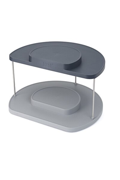 OEM Organizator rotativ 2 nivele borcane&condimente Gri - Joseph Joseph