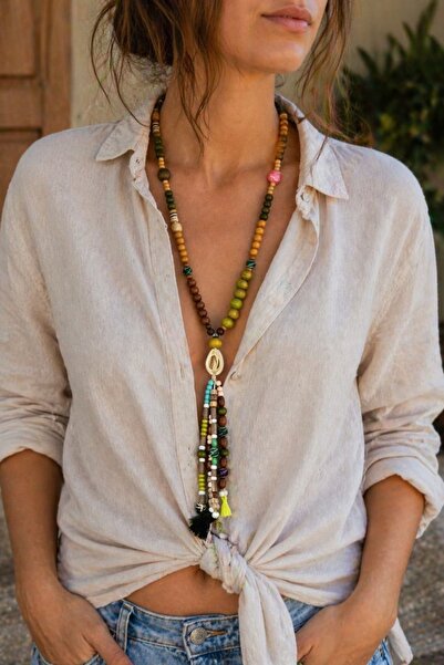 yb yağmur butik Seashell Detailed Necklace