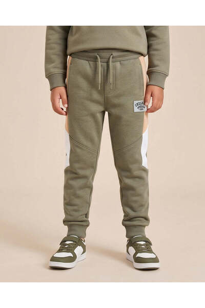 REDTAG Boys Green Fashion Track Pants