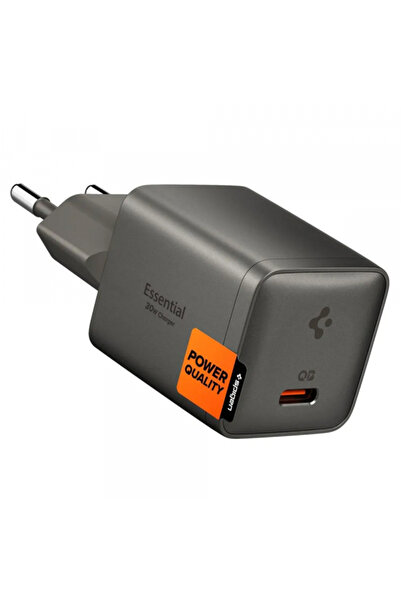 Spigen Incarcator Retea EE301EU Essential, 30W, 3A, 1 x USB-C, Gri ACH10447