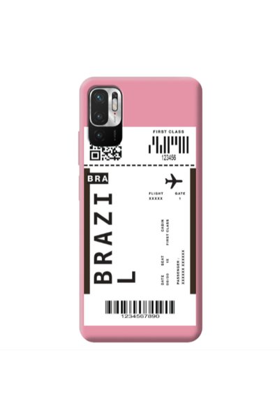 Other Xiaomi Redmi Note 10 Pro 5G Brazil BRA Pink Colored Silicone TPU Θήκη