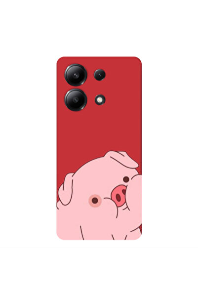 Other Xiaomi Redmi Note 13 4G Piggy 1 Red Colored Silicone TPU Θήκη