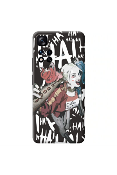 Other Xiaomi Redmi Note 11 Pro 5G Ha Ha Ha Black Colored Silicone TPU Θήκη