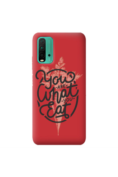 Other Xiaomi Poco M3 You are What You Eat Red Colored Silicone TPU Θήκη