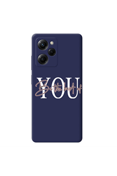 Other Xiaomi Poco X5 Pro Be the best of Dark blue Colored Silicone TPU Θήκη