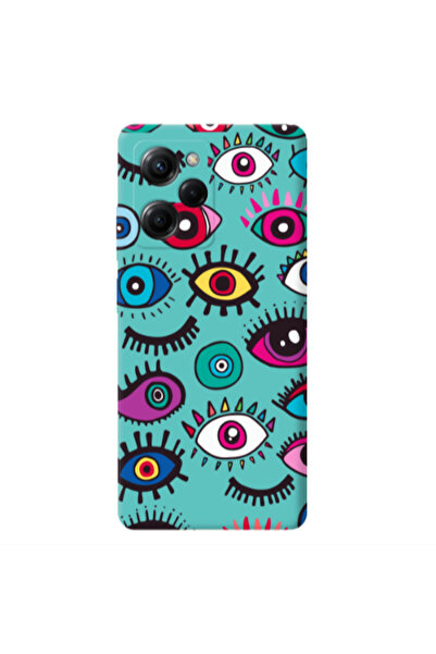 Other Xiaomi Poco X5 Pro Multiple eyes Turquoise Colored Silicone TPU Θήκη