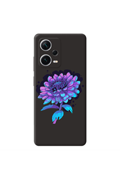 Other Xiaomi Poco X5 Witch flower Black Colored Silicone TPU Θήκη