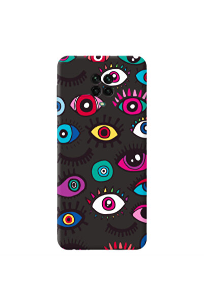 Other Xiaomi Redmi Note 9 Pro Multiple eyes Black Colored Silicone TPU Θήκη