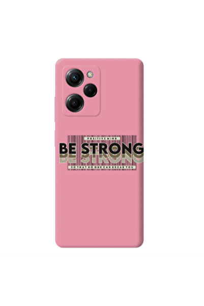 Other Xiaomi Poco X5 Pro Positivemind Pink Colored Silicone TPU Θήκη