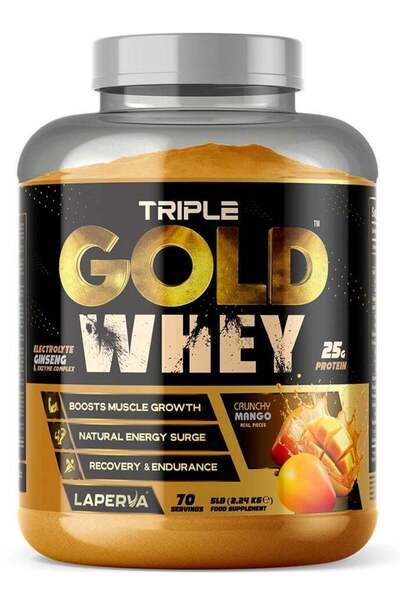 Laperva TRIPLE GOLD WHEY PROTEIN MANGO 5LB 70SERV : 7580