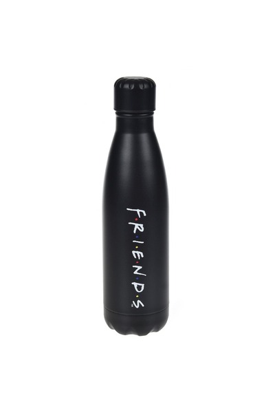 Z Store Sticlă de apă termoizolantă Friends - Negru mat, 500ml