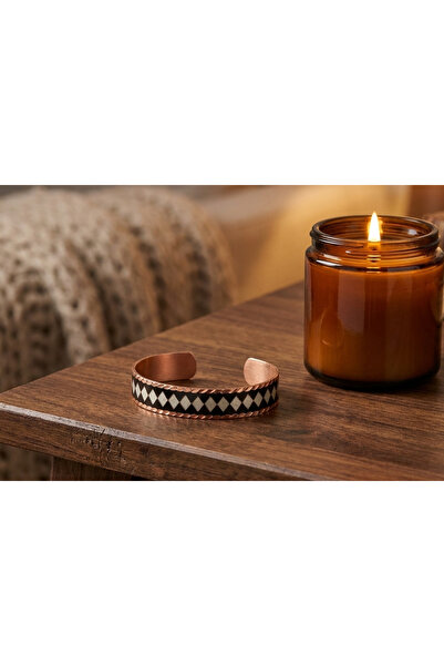 Erol Bakır 100% Handmade Copper |   Copper Black and White Geometric Pattern ...