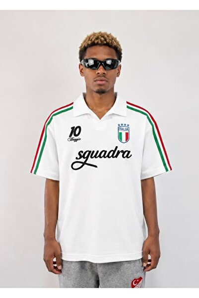 zaee Italy Heritage Oversize Polo T-Shirt