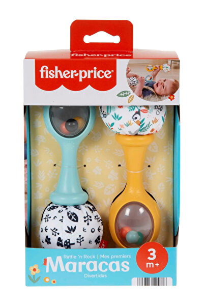 mattel Fisher Price Maracas cu zornăitoare pentru nou-născuți (HMF34)