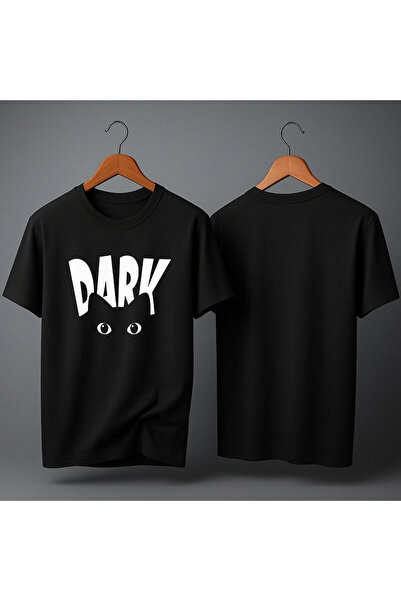MAGORS Dark Printed Oversize Unisex T-Shirt Crew Neck Cotton Women's Men's an...