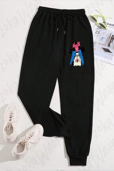 ZOKAWEAR Unisex trenirke sa printom Eddie Munson Hellfire Club