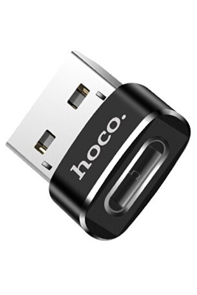 hoco. Adaptor de conversie USB Type-C (Mamă) la USB (Tată) HOCO UA6, Negru