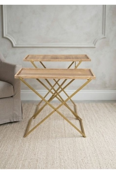 clivo home Serving Table, Serving Trays with Different Height 90*90*35 / 80*9...